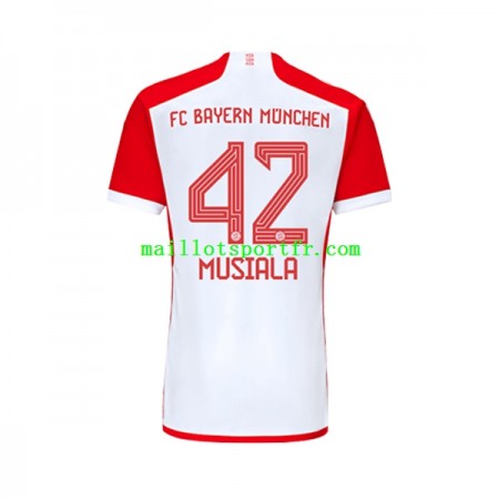 Maillot de Foot Bayern Munich Jamal Musiala 42 Domicile 2023/24